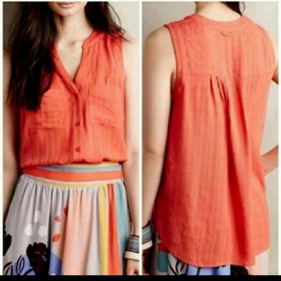 ANTHROPOLOGIE‎ maeve sunseeker top - Picture 2 of 10